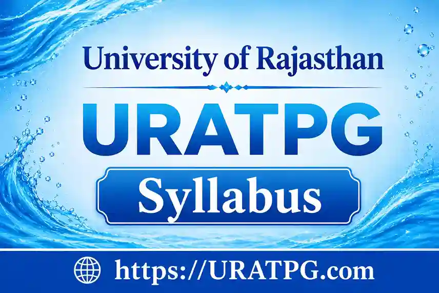 URATPG Syllabus 2026 PDF Download in Hindi , Subject Wise